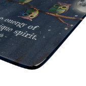 Owl die met de unieke Collage van het Citaat versc Snijplank (Hoek)