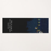 Owl die met de unieke Collage van het Citaat versc Yogamat (Voorkant (horizontaal))