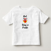 Owl dingen zijn mogelijk kinder shirts (Voorkant)