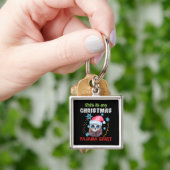 Owl dit is mijn kerstpajama Shirt Sleutelhanger (Hand)