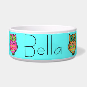 Owl Dog Bowl Voerbakje
