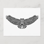 Owl Doodle Briefkaart (Voorkant)