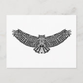 Owl Doodle Briefkaart (Voorkant)