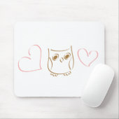 Owl Doodle Muismat (Met muis)
