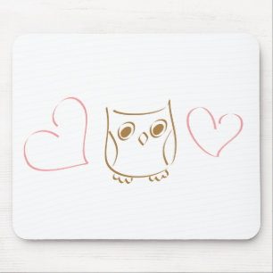 Owl Doodle Muismat