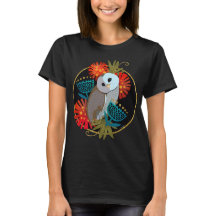 OWL DOOR MYSELF donkere kleur shirten-kiest stijl
