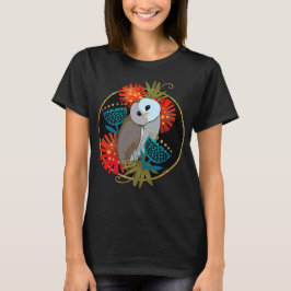 OWL DOOR MYSELF donkere kleur shirten-kiest stijl T-shirt