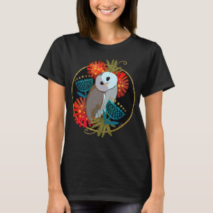 OWL DOOR MYSELF donkere kleur shirten-kiest stijl T-shirt