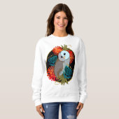 OWL DOOR MYSELF witte shirten-kies stijl Trui (Voorkant volledig)