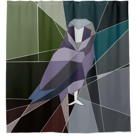 Owl Douchegordijn (Voorkant)