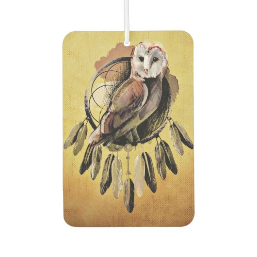 Owl Dream Catcher Luchtverfrisser (Voorkant)