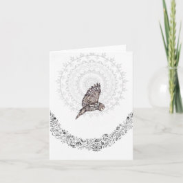 Owl Dreams Gevouwen Opmerking Kaart