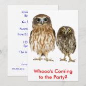 Owl Duo Kaart (Voorkant / Achterkant)