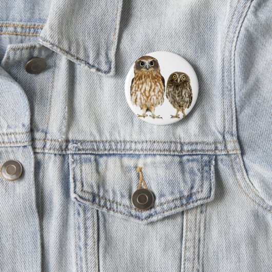 Owl Duo Ronde Button 5,7 Cm (In situ)