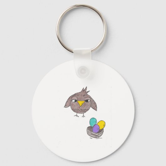 Owl Easter Sleutelhanger (Voorkant)