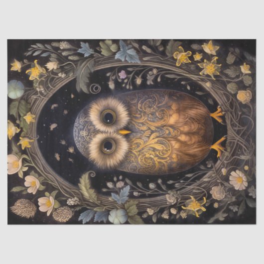 Owl Easter Tissuepapier (Voorkant)