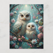 Owl en Baby Briefkaart (Voorkant)