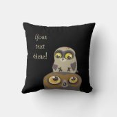 Owl en Baby~kussen Kussen (Achterkant)