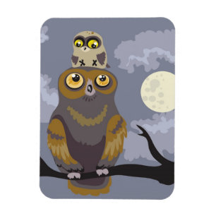 Owl en Baby~magnet Magneet