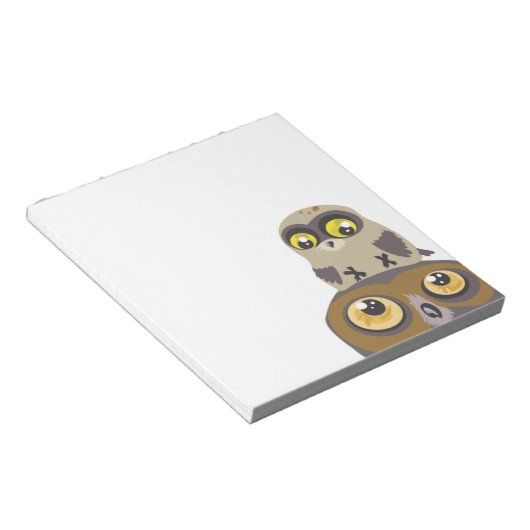 Owl en Baby~notes Notitieblok (Schuin)