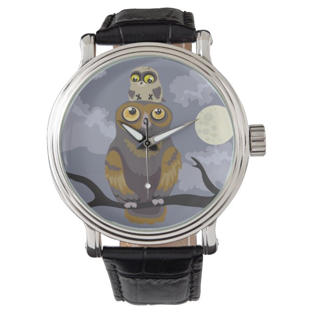 Owl en Baby pols horloge (Voorkant)