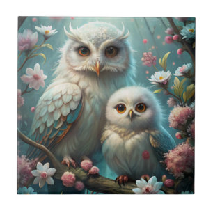 Owl en Baby Tegeltje
