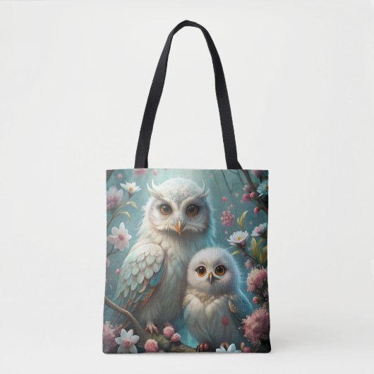 Owl en Baby Tote Bag (Voorkant)