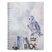 Owl en boeken notitieboek (Voorkant)