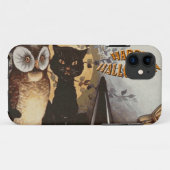 Owl en Cat Halloween Case-Mate iPhone Case (Achterkant (horizontaal))