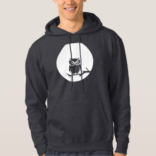 Owl en de maan hoodie