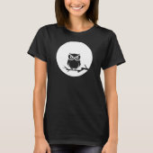 Owl en de maan t-shirt (Voorkant)