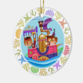 Owl en de Pussycat Keramisch Ornament (Links)