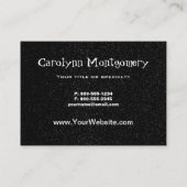 Owl en de volledige maan visitekaartje (Achterkant)