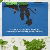 Owl en handdoek van Pussycat (Gevouwen)