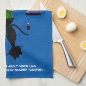 Owl en handdoek van Pussycat (Quarter Fold)