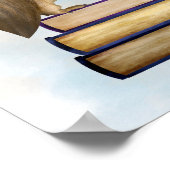 Owl en Microscope Library Wall Art Poster (Hoek)