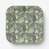 Owl en Natuur Papieren Bordje (Voorkant)