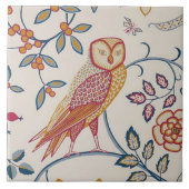 Owl en Roos, William Morris Tegeltje (Voorkant)