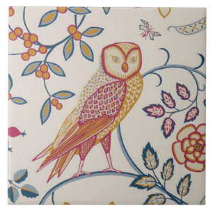 Owl en Roos, William Morris Tegeltje