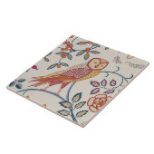 Owl en Roos, William Morris Tegeltje (Zijkant)