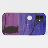 Owl en volle maan Case-Mate iPhone case (Achterkant (horizontaal))
