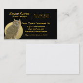 Owl en volle maan visitekaartje (Voorkant / Achterkant)