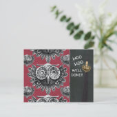 Owl examenfelicitaties CC0834 Hoo goed gedaan Briefkaart (Staand voorkant)