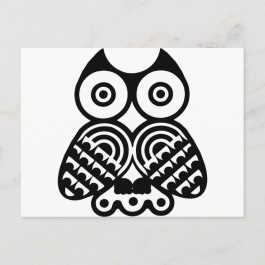 Owl Eye Briefkaart (Voorkant)