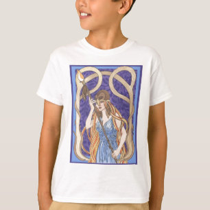 Owl Eyed Athena Messenger T-shirt