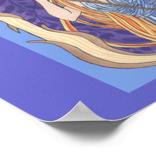 Owl Eyed Athena Poster (Hoek)