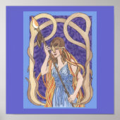 Owl Eyed Athena Poster (Voorkant)