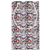 Owl Eyeglasses Patroon Klein Cadeauzakje (Achterkant)