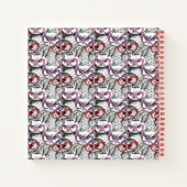 Owl Eyeglasses Patroon Notitieboek (Achterkant)