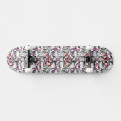 Owl Eyeglasses Patroon Persoonlijk Skateboard (Horizontaal)